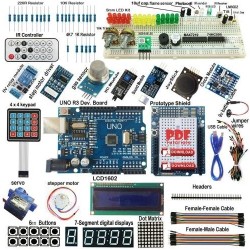 Arduino Uno R3 Ultimate Başlangıç Seti Kutulu 190 Parça 395 Adet Set - Thumbnail