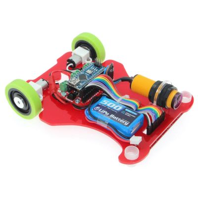 Çita Hızlı Çizgi İzleyen Robot Kiti - 6000Rpm Montajlı
