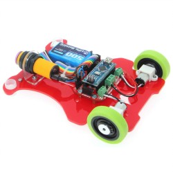 Çita Hızlı Çizgi İzleyen Robot Kiti - 6000Rpm Montajlı - Thumbnail