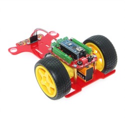 Çizgi İzleyen Robot Kiti - Alfa Montajlı - Thumbnail