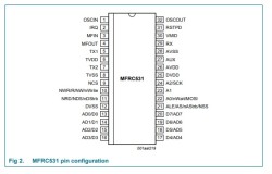 MFRC531 01T/0FE 112 Reader IC For Contactless communication at 13 56Mhz (fox) - Thumbnail