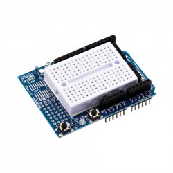 Mini Breadboardlu Arduino UNO R3 Proto Shield Kiti - Thumbnail