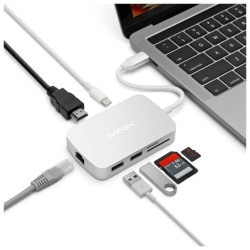 Minix USB-C Multiport Adapter HDMI Silver - Thumbnail
