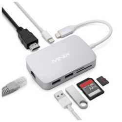 Minix USB-C Multiport Adapter HDMI Space Gray - Thumbnail