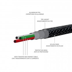 NYLON LIGHTNING KABLO - Thumbnail