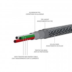 NYLON LIGHTNING KABLO - Thumbnail