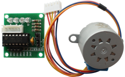 ROBİT - REDÜKTÖRLÜ STEP MOTOR VE SÜRÜCÜ KARTI