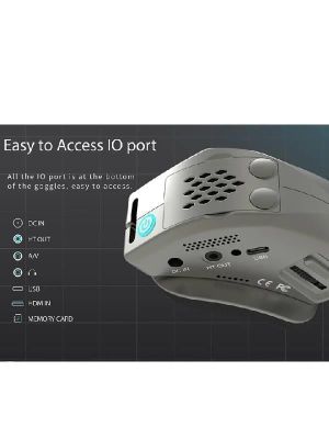 Skyzone 04X Pro - FPV Drone Gözlüğü Siyah