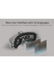 Skyzone 04X Pro - FPV Drone Gözlüğü Siyah - Thumbnail