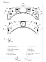 Skyzone 04X Pro - FPV Drone Gözlüğü Siyah - Thumbnail