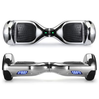 Citymate Elektrikli Kaykay Hoverboard 6.5 İnch Parlak Kasa Gümüş