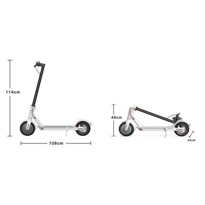 Tomolco H7 Elektrikli Scooter E-Scooter Kaykay 250Watt Şişme Teker